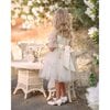 Enchanted Bloom Tulle Dress, Ivory - Dresses - 4 - thumbnail