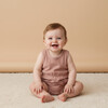 Organic Clinch Romper, Clay - Rompers - 2