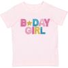 Birthday Girl Rhinestone Patch Short Sleeve T-Shirt, Ballet - T-Shirts - 1 - thumbnail