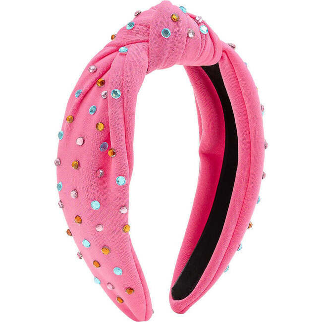 Raspberry Rhinestone Headband, Raspberry