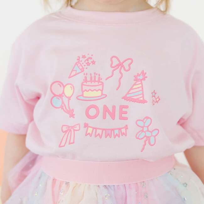 1st Birthday Icon Short Sleeve T-Shirt, Ballet - T-Shirts - 3