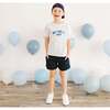 Birthday Boy Checker Short Sleeve T-Shirt, Ash - T-Shirts - 2