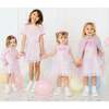 Birthday Girl Fairy Dust Short Sleeve Tutu Dress, Pink - Dresses - 6