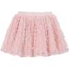 Tulle Skirt With Layered Texture, Pink - Skirts - 1 - thumbnail