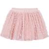 Tulle Skirt With Layered Texture, Pink - Skirts - 2