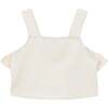 Ruffled Top, Beige - Tank Tops - 2