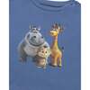 Safari Animals T-Shirt, Blue - T-Shirts - 3 - thumbnail