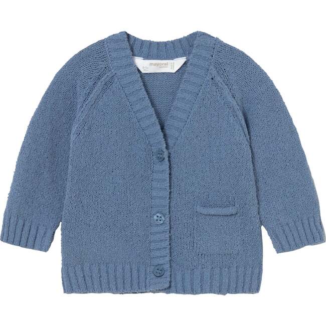 Knitted Baby Cardigan, Blue
