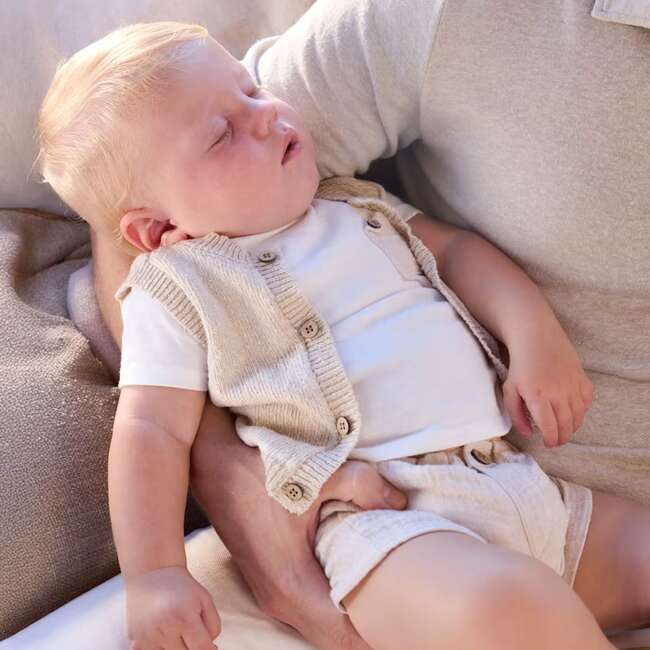 Summer Outfit, Beige & White - Mixed Apparel Set - 5