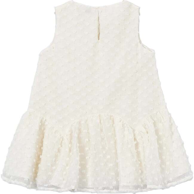 Plumeti dress, White