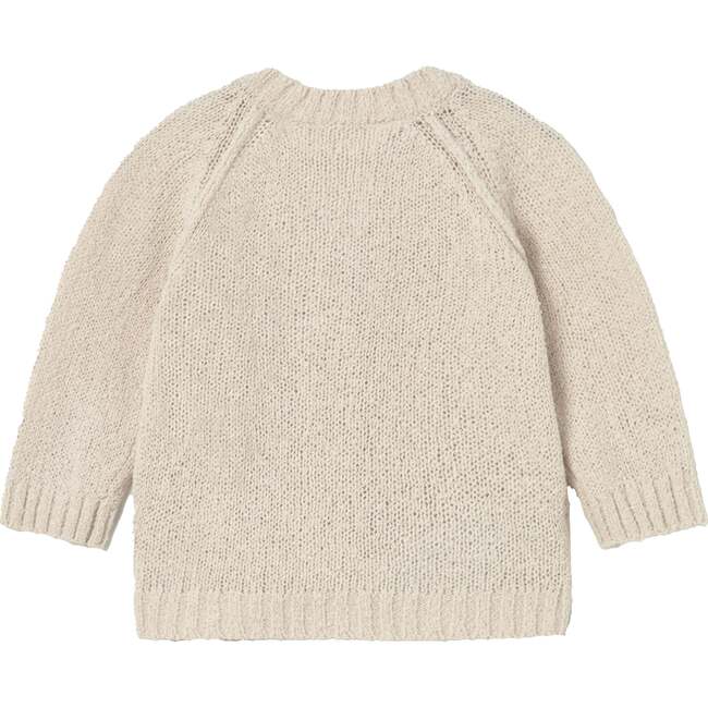 Knitted Baby Cardigan, Beige