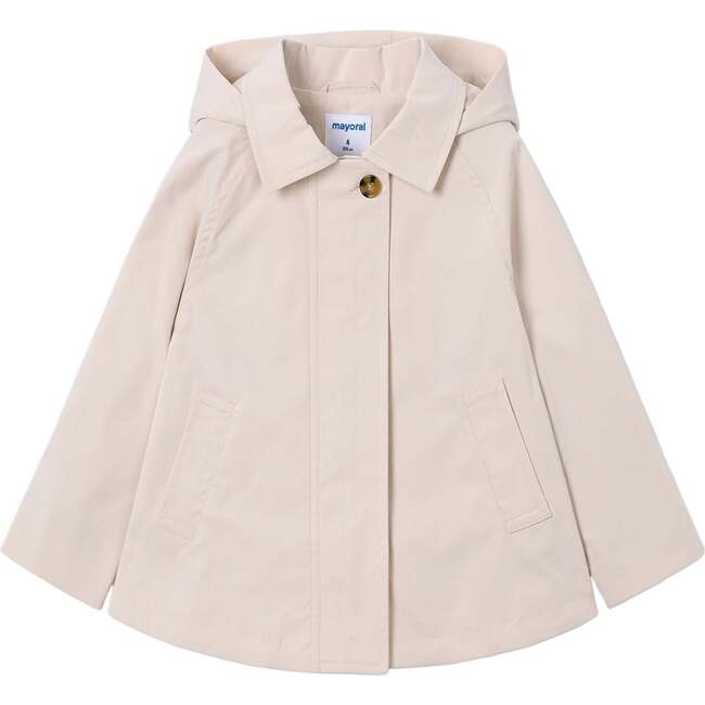 Hooded Windbreaker, Light Beige