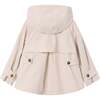 Hooded Windbreaker, Light Beige - Raincoats - 2