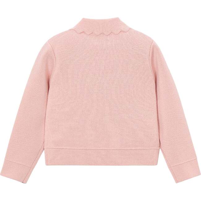 Jacket With Scalloped Detail, Pink