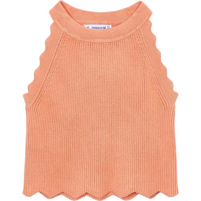 Halter Neck Top, Peach