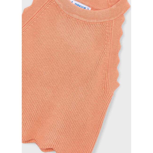 Halter Neck Top, Peach - Tank Tops - 3