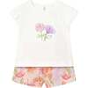 Floral Set, White - Mixed Apparel Set - 1 - thumbnail