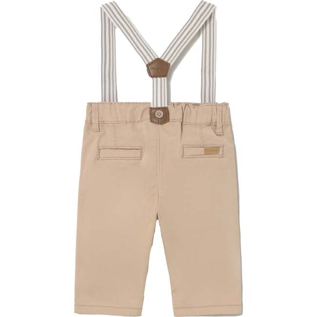 Pants Baby With Suspenders, Beige