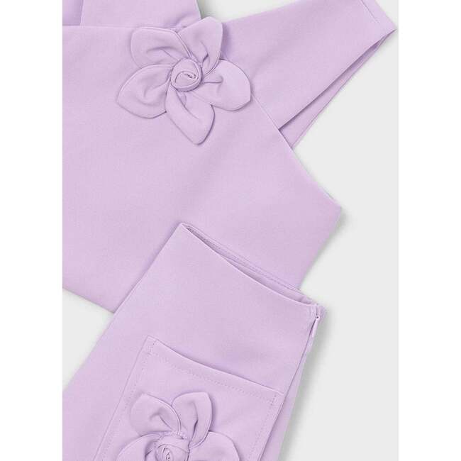 Floral Two-Piece Set, Lavender - Mixed Apparel Set - 3