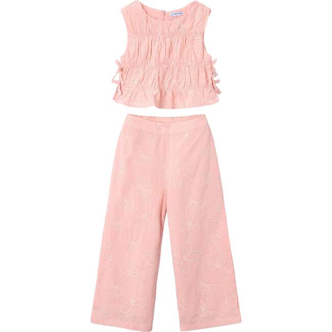 Lace Two-Piece Outfit, Pink