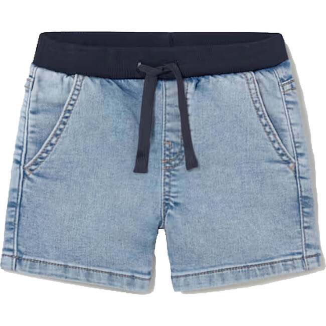 Light Denim Baby Shorts, Blue