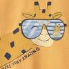 Giraffe T-Shirt, Mustard - T-Shirts - 3 - thumbnail