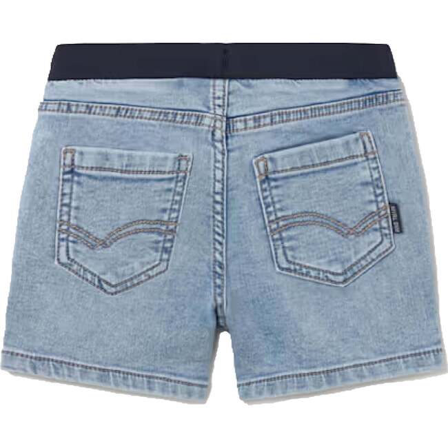 Light Denim Baby Shorts, Blue