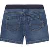 Denim Baby Shorts, Blue - Shorts - 2