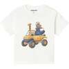 Car T-Shirt, White - T-Shirts - 1 - thumbnail