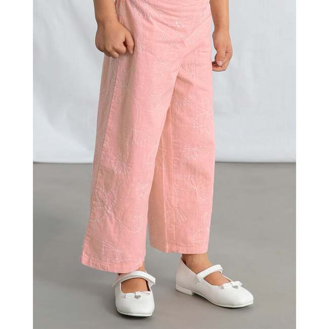 Lace Two-Piece Outfit, Pink - Mixed Apparel Set - 4