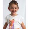 Doll Print T-Shirt, White - T-Shirts - 5