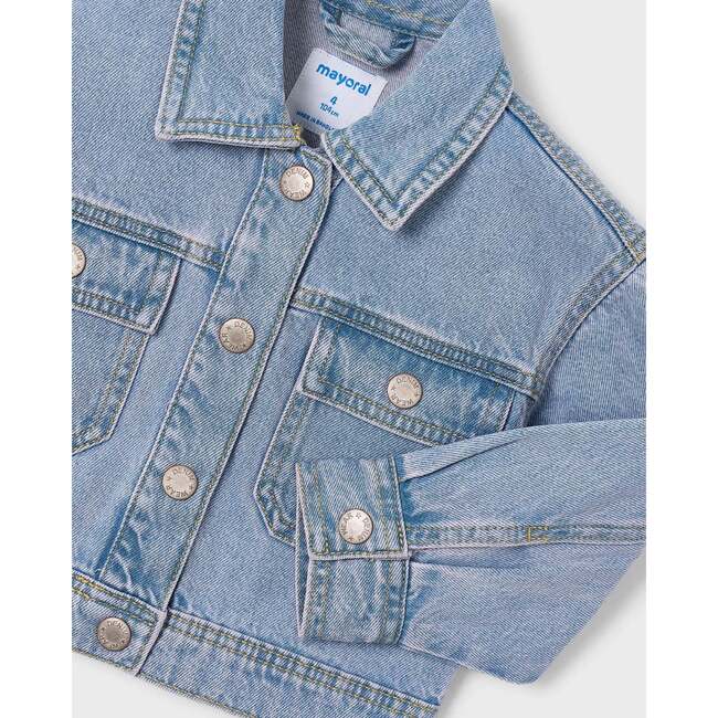Denim Jacket, Light Blue - Jackets - 3