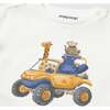 Car T-Shirt, White - T-Shirts - 3 - thumbnail