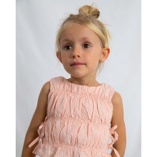 Lace Two-Piece Outfit, Pink - Mixed Apparel Set - 5