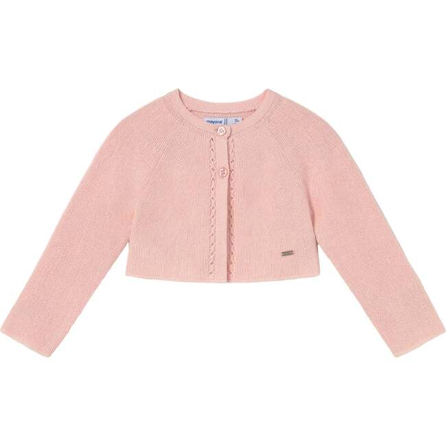 Baby Tricot Cardigan, Light Pink