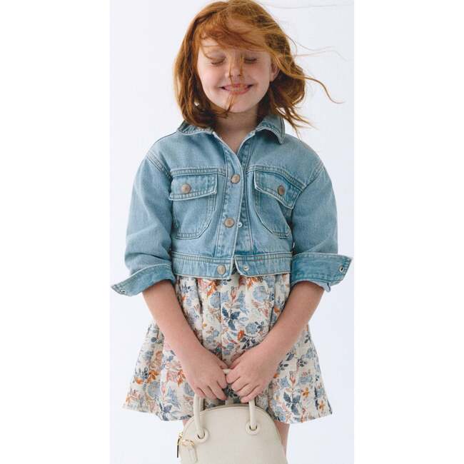 Denim Jacket, Light Blue - Jackets - 4