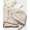 Baby Romper & Hat Set, Beige - Mixed Apparel Set - 3