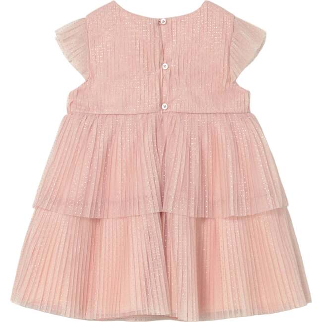 Baby Dress With Glitter Bow, Pink
