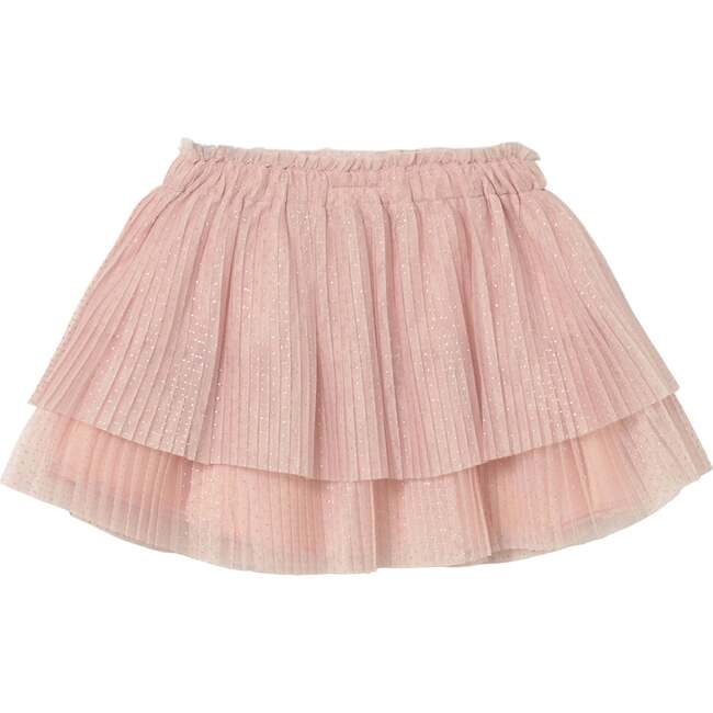Baby Pleated Tulle Skirt, Pink