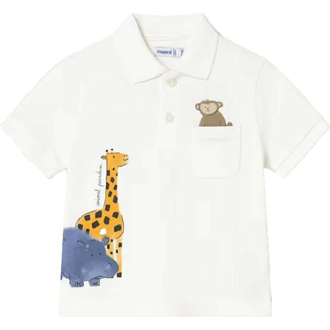 Animal Polo, White
