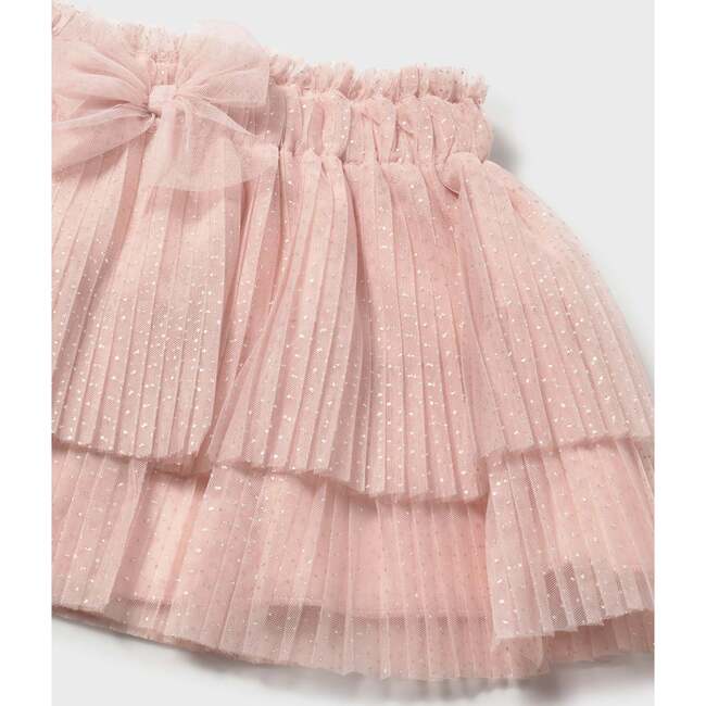 Baby Pleated Tulle Skirt, Pink - Skirts - 3