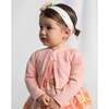 Baby Tricot Cardigan, Light Pink - Cardigans - 5