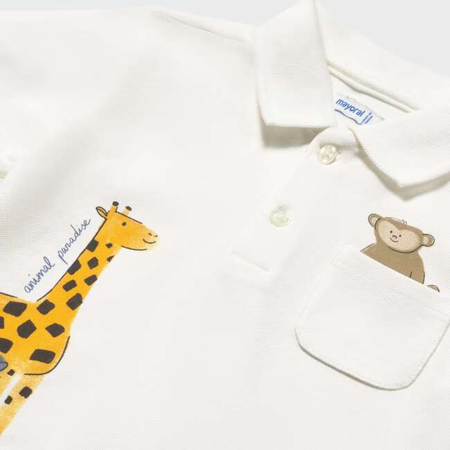Animal Polo, White - Polo Shirts - 3