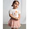 Baby Pleated Tulle Skirt, Pink - Skirts - 4