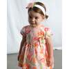 Baby Dress With Floral Print, Lavender - Dresses - 4