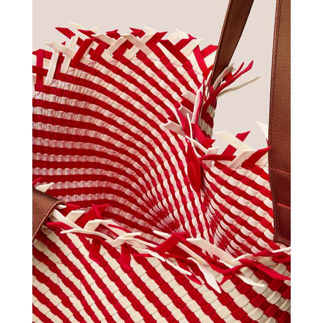 Women's Havana Large Handwoven Tote Striped, Amalfi - OS - Bags - 2