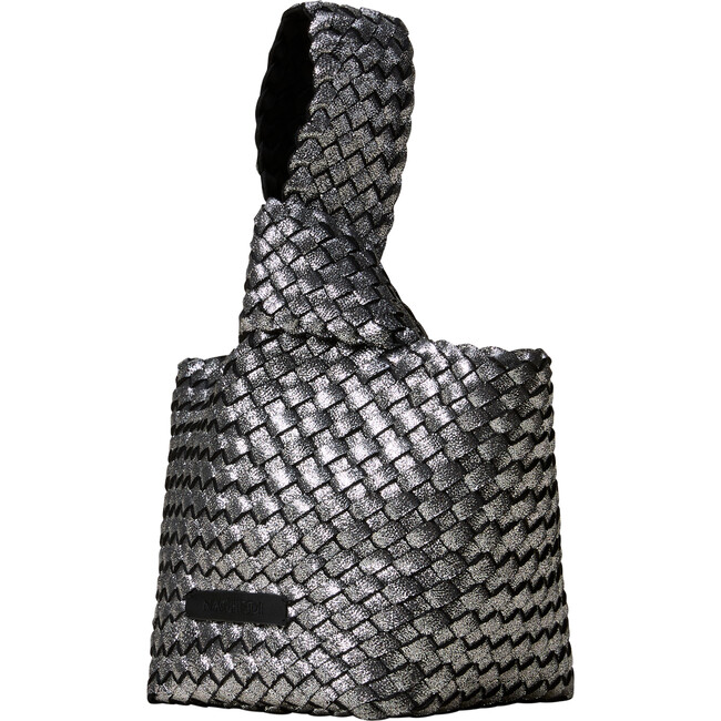 Women's Kyoto Handwoven Clutch Metallic, Titanium - OS - Bags - 4