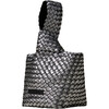 Women's Kyoto Handwoven Clutch Metallic, Titanium - OS - Bags - 4