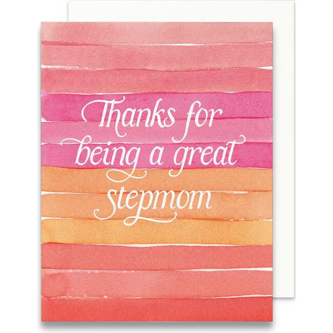 Thanks for Being a Great Stepmom Greeting Card