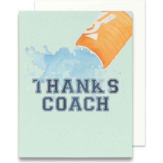Thanks Coach Greeting Card
